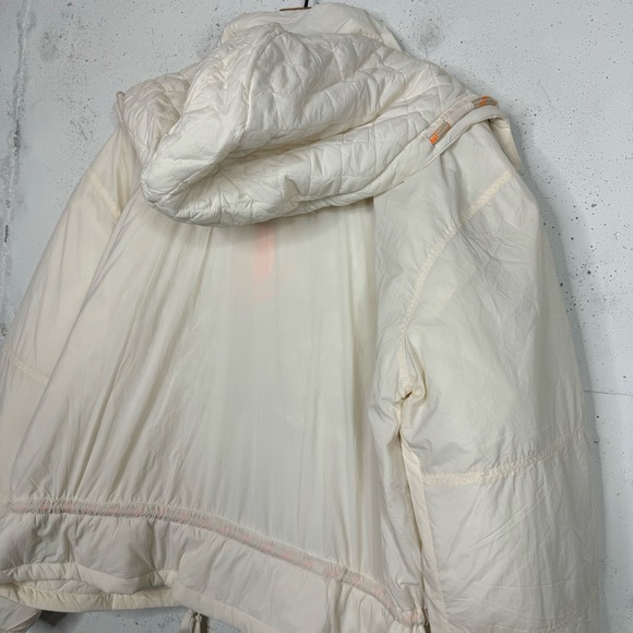 Free People Movement Quilted Hooded Lightweight Snap Button Zip Up Jacket Med - Picture 15 of 16